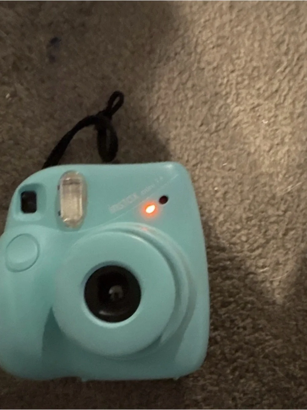 Fujifilm Instax Mini 7+ Blue Instant Film Camera, Light Blue Color and film